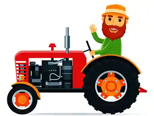 Spel Cartoon Farm Traktors online
