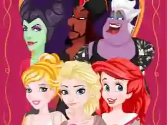 Spel Princess vs Villain Face Swap online