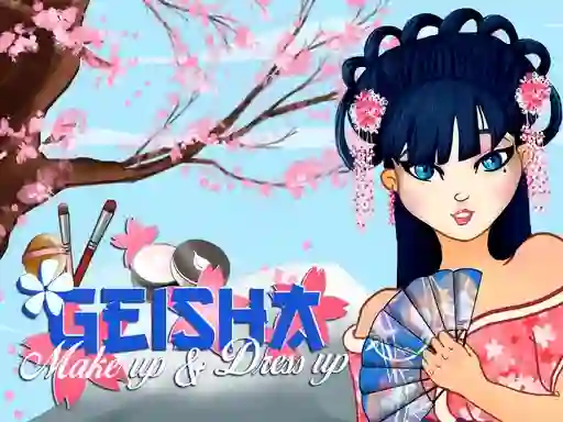 Spel Geisha make up and dress up online