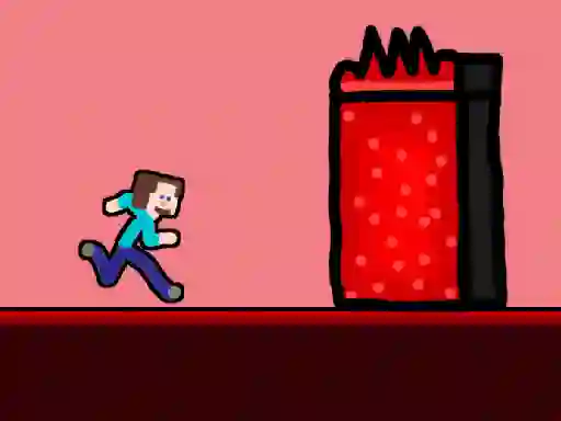 Spel Steveman Lava World online