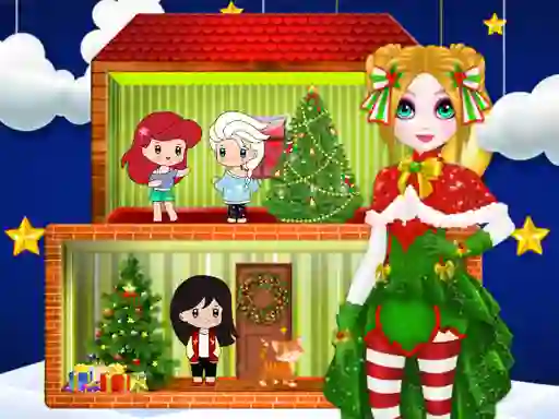 Spel Christmas Puppet Princess House online