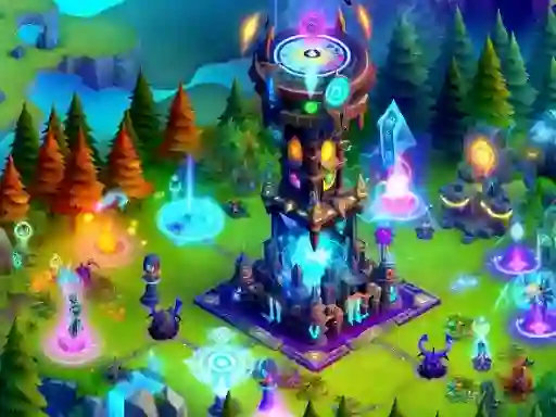Spel 2D Fantasy Tower Defence online