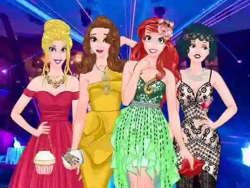 Spel  Princesses Graduation Party Night online