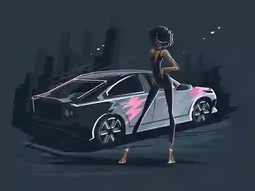 Spel Old and New Cars Coloring online