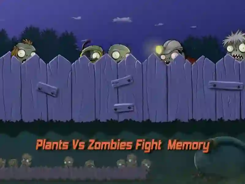 Spel Plants vs Zombies Fight Memory online