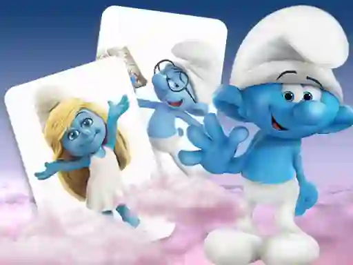 Spel Smurfs memory card Match online
