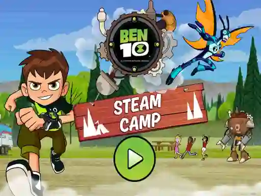 Spel Ben 10 Steam Camp online