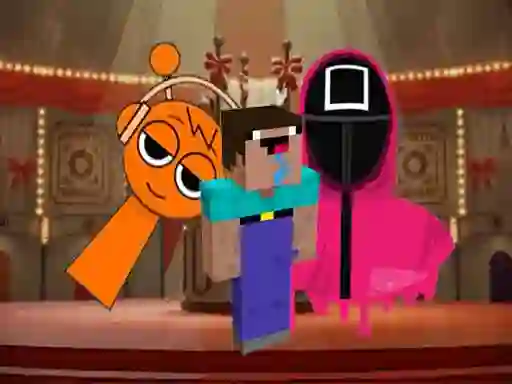 Spel Nextbots on Minecraft Squid Game Sprunki online