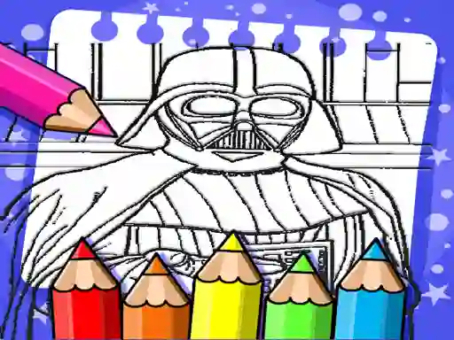 Spel Darth Vader Coloring Book online