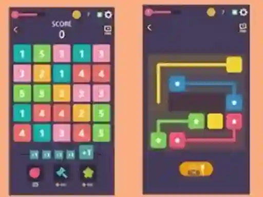 Spel 3 in 1 Puzzle online