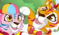Spel Mommy and Baby Tiger online