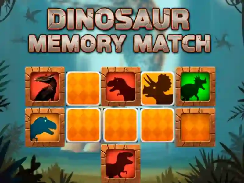 Spel Dinosaur Memory Match online