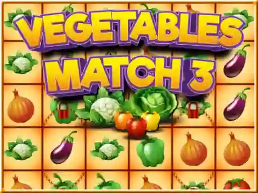 Spel Vegetables match 3 online