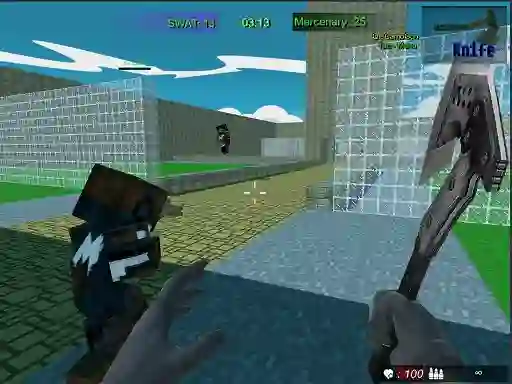Spel Pixel Fps SWAT Command online