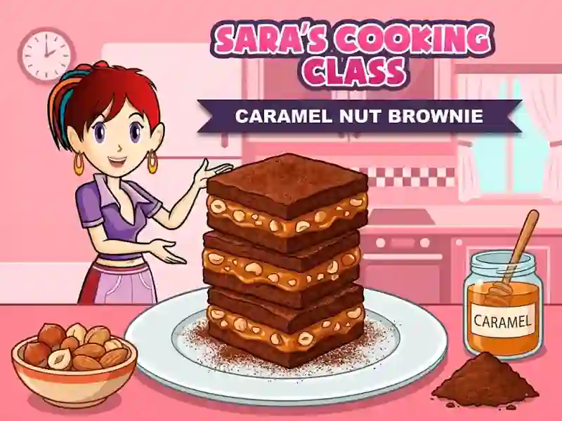 Spel Sara`s Cooking Class Caramel Nut Brownie online