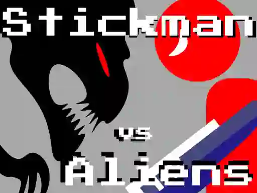 Spel Stickman vs Aliens online