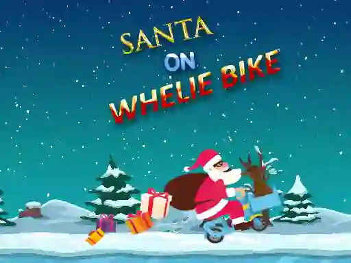 Spel Santa On Wheelie Bike online