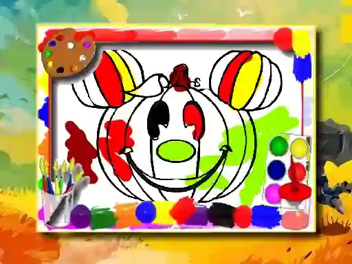 Spel Halloween Coloring Book online
