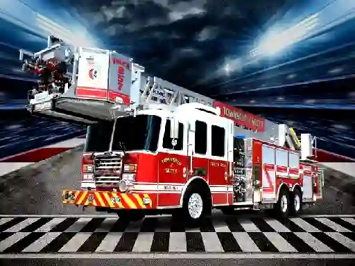 Spel Fire Trucks Puzzle online