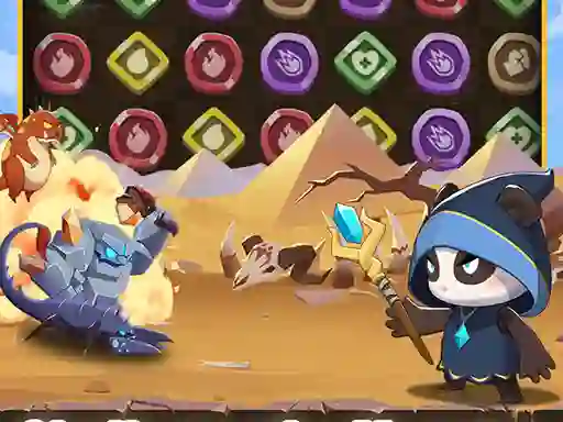 Spel Legend of Panda Match 3 & Battle online