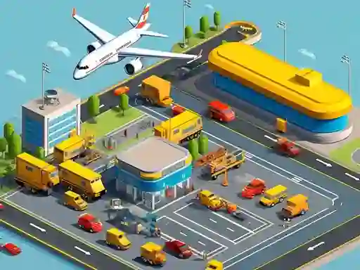 Spel Taxi Empire Airport Tycoon online