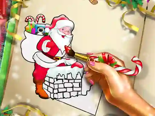 Spel Santa Christmas Coloring online