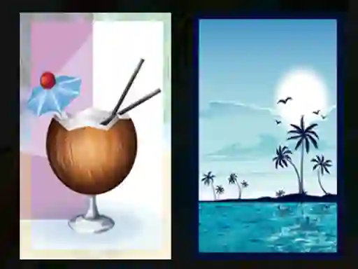 Spel Beach Cocktails Memory online