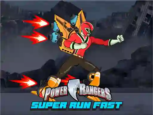 Spel Power Rangers Super Run Fast online