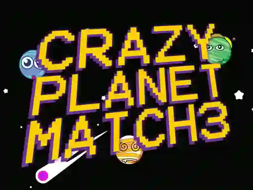 Spel Crazy Planet Match 3 online