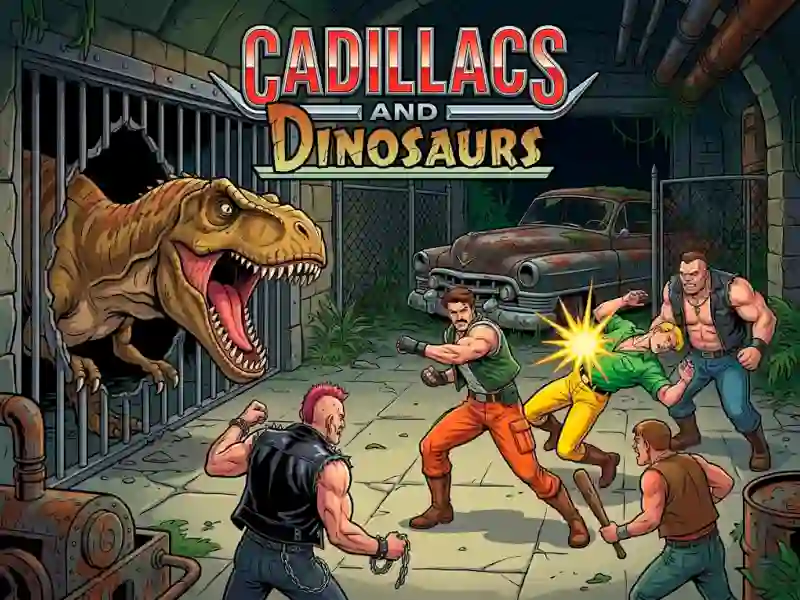 Spel Cadillacs and Dinosaurs online
