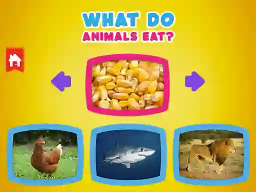 Spel What Do Animals Eat? online