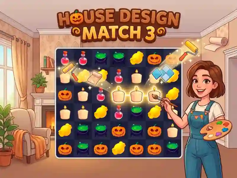 Spel House Design Match 3 online