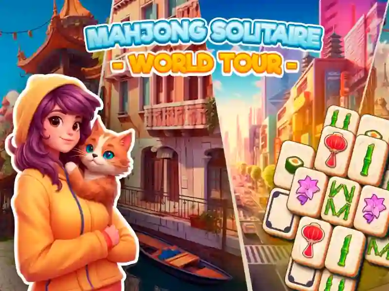 Spel Mahjong Solitaire: World Tour online