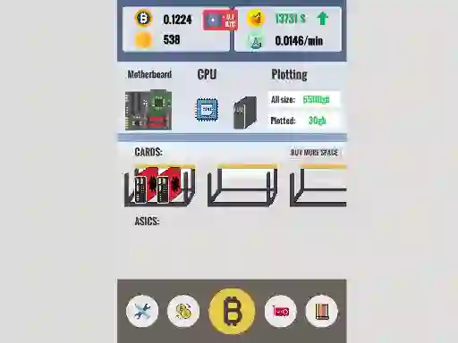 Spel Bitcoin Clicker online