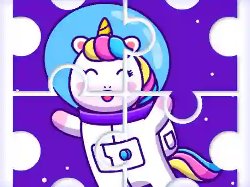 Spel Cute Rainbow Unicorn Puzzles online