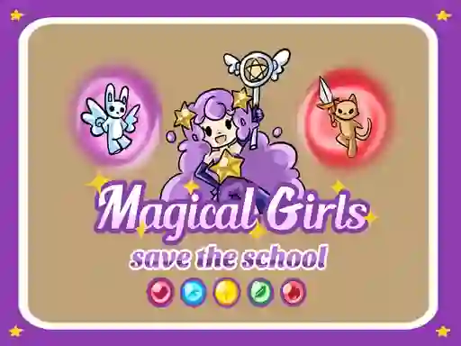 Spel Magical Girls Save the School online