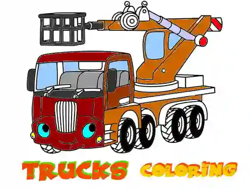 Spel Funny Trucks Coloring online