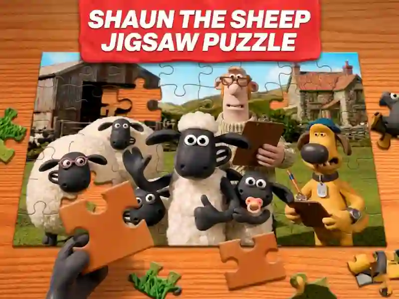 Spel Shaun the Sheep Jigsaw Puzzle online