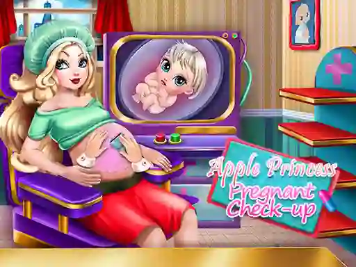 Spel Apple Princess Pregnant Check Up online