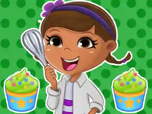 Spel Dottie Doc Mcstuffins Cupcake Maker online