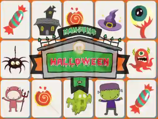 Spel Halloween Mahjong online