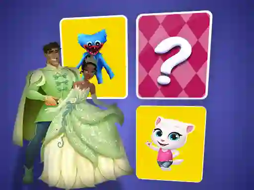 Spel The Princess and the Frog Memory Card Match online
