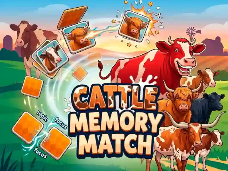 Spel Cattle Memory Match online