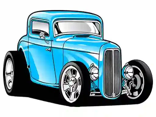 Spel Hot Rod Coloring online
