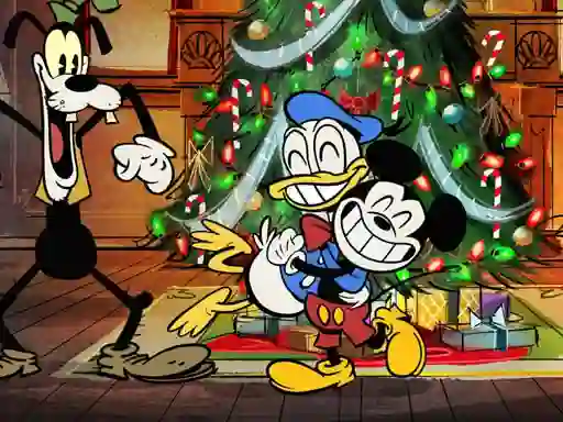 Spel Preparing Mickey For Christmas Match 3 online