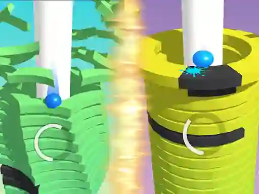 Spel Stack Ball Helix online