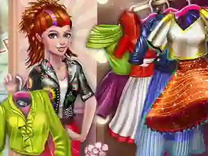 Spel Sery Shopping Day Dolly Dress Up online