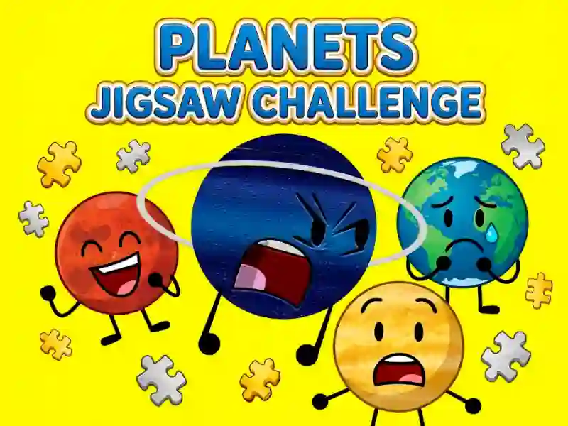 Spel Planets Jigsaw Challenge online