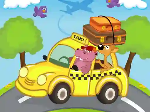 Spel Animal Cars Match 3 online