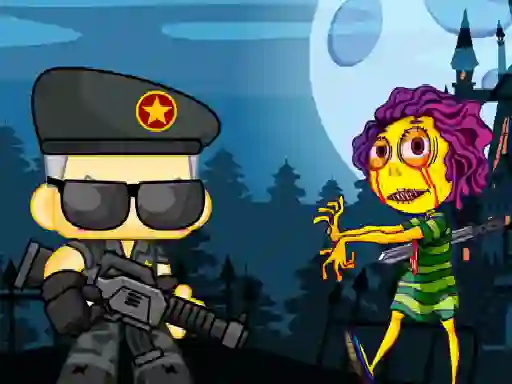 Spel Zombie Shooter 2d online